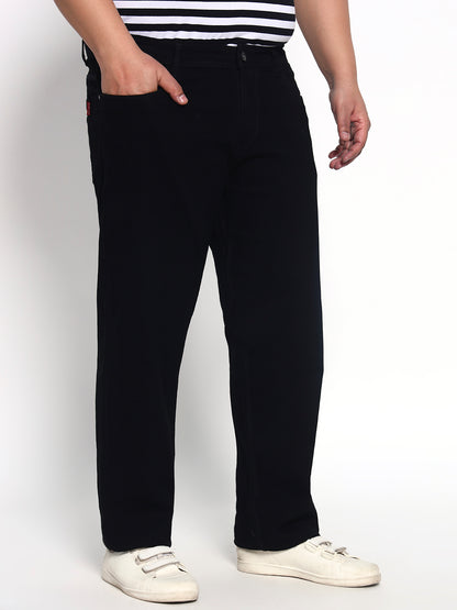 Black Plus Size Midrise Comfort Fit Strech Jeans