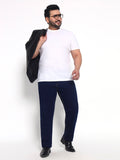 Deep Indigo Plus Size Midrise Comfort Fit Strech Jeans